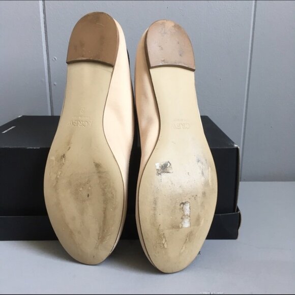 Vintage J.Crew Ballet Flats - Light Pink Satin, Size 8 - Picture 2 of 5